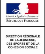 logo direction régionale de la jeunesse, des sports et de la cohésion sociale