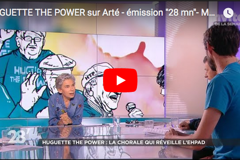 photo du plateau de l'émission 28 minutes sur Arte