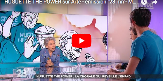 photo du plateau de l'émission 28 minutes sur Arte