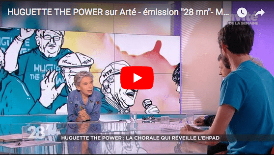 photo du plateau de l'émission 28 minutes sur Arte