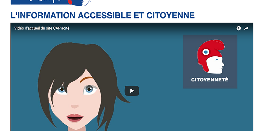capture d'écran du site CAP'acité