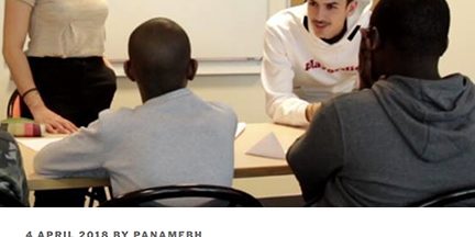 photo de jeunes et d'un Beatboxer