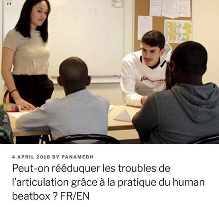 photo de jeunes et d'un Beatboxer