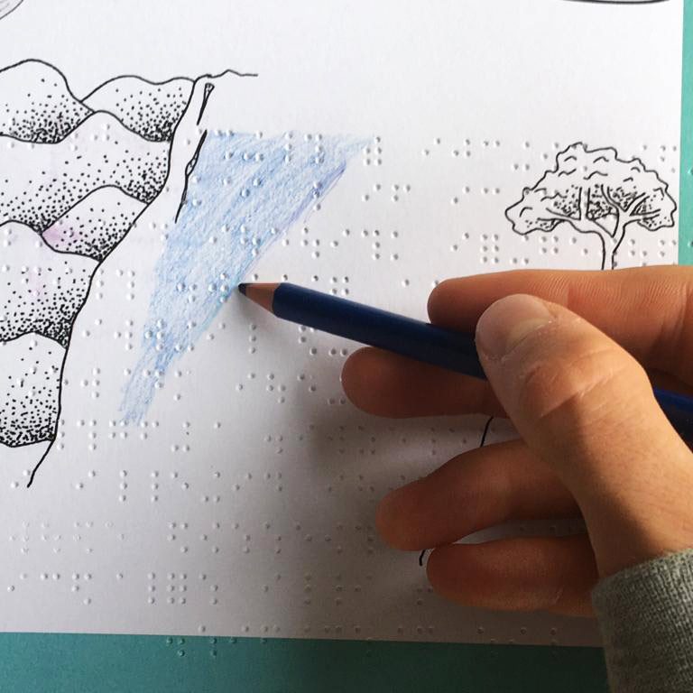 Page pour dessiner dans PETITE FEUILLE rêve de cascades