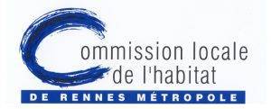 logo commission locale de l'habitat de Rennes