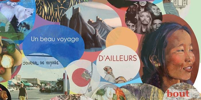 Malle voyage – présentation visuel de la restitution réalisée suite à la création de la malle