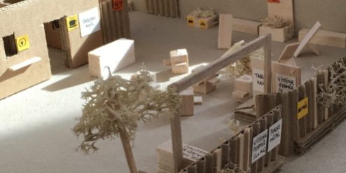 TOUT ATOUT - FAIT MAIN 10 maquette du restaurant le Fourneau