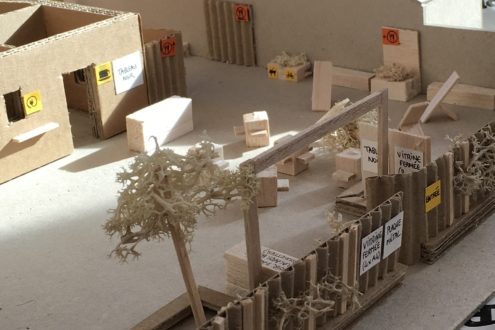 TOUT ATOUT - FAIT MAIN 10 maquette du restaurant le Fourneau