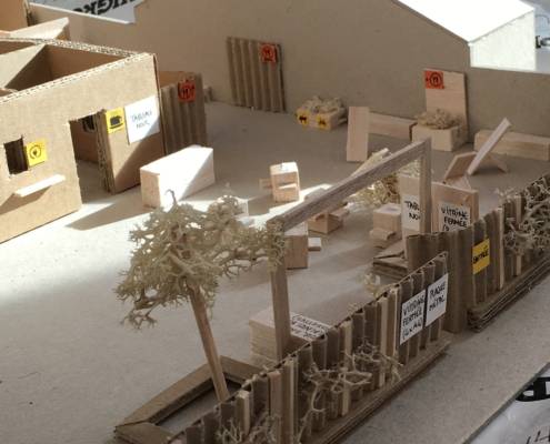 TOUT ATOUT – FAIT MAIN 10 maquette du restaurant le Fourneau TOUT ATOUT - FAIT MAIN 10 maquette du restaurant le Fourneau