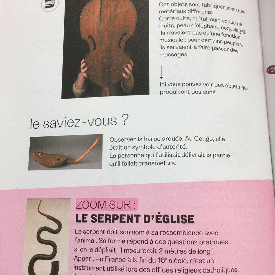 BAM page du magazine du musée des beaux-arts de Maurepas intégrant un encart le saviez-vous et zoom sur