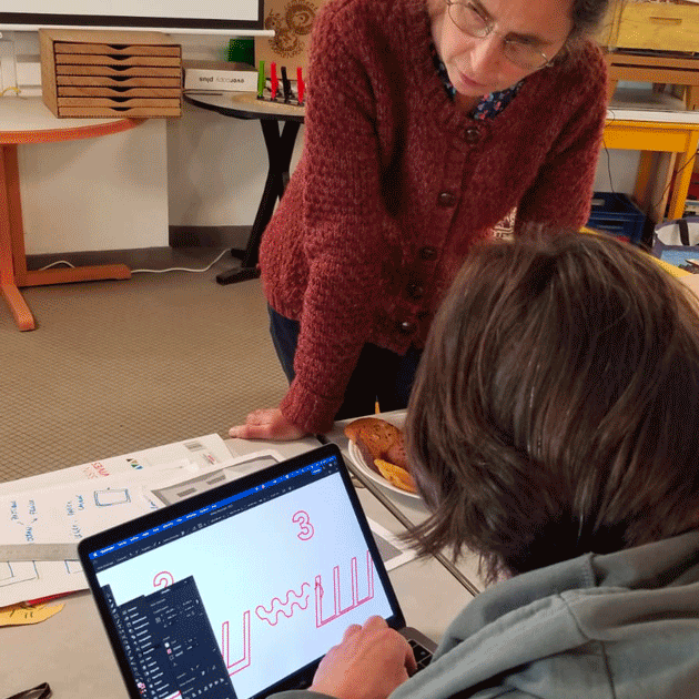 IMAGE TACTILE ATELIER préparation des fichiers pour la découpe laser