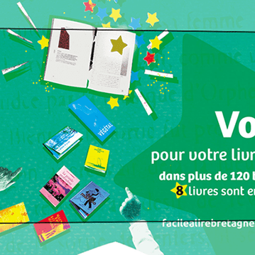 image de mise en avant reprenant le visuel de l'affiche réalisée pour le Prix facile à lire Bretagne 2025