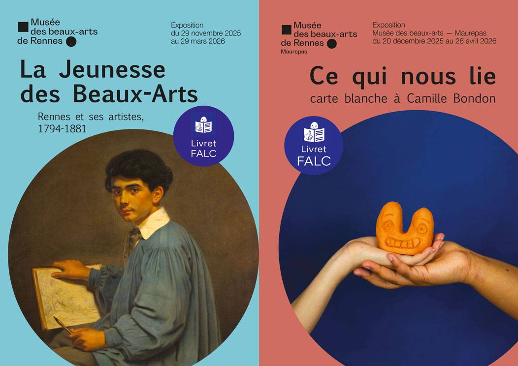 couverture des livrets FALC des beaux arts